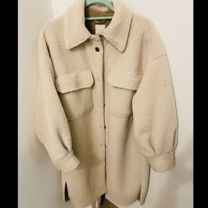 H&M Faux Sherpa Coat